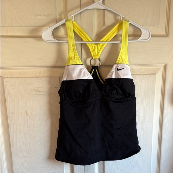 Nike Other - Nike Women's Swim Top - Yellow, White, and Black